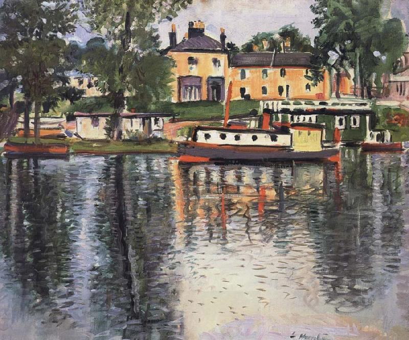 George Leslie Hunter Reflections,Balloch China oil painting art